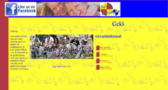 Desktop Screenshot of gekkefietsen.be